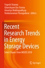Cover: Recent Research Trends in Energy Storage Devices - Springer