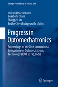 Cover: Progress in Optomechatronics - Springer