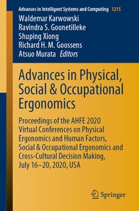 Abbildung von: Advances in Physical, Social & Occupational Ergonomics - Springer