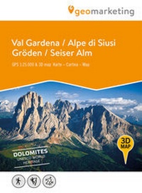 Abbildung von: 3D-Wanderkarte Gröden / Seiser Alm - Athesia-Tappeiner Verlag