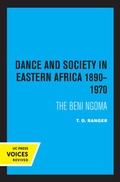 Cover: Dance and Society in Eastern Africa 1890-1970 - University of California Press