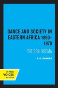 Cover: Dance and Society in Eastern Africa 1890-1970 - University of California Press