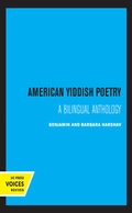 Cover: American Yiddish Poetry - University of California Press