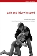 Cover: Pain and Injury in Sport - Routledge