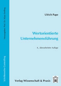 Abbildung von: Wertorientierte Unternehmensführung. - Verlag Wissenschaft & Praxis