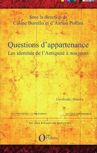Enlarge image Cover: Questions d'appartenance - Universités / Histoire