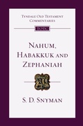 Cover: Nahum, Habakkuk and Zephaniah: Volume 27 - IVP Academic