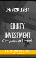 Cover: CFA level 1: 2026 Equity Investments - M. Imran Ahsan