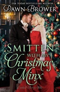 Cover: Smitten with My Christmas Minx: A Historical Holiday Romance (Linked Across Time, #15) - Linked Across Time