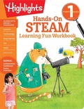 Cover: First Grade Hands-On STEAM Learning Fun Workbook - Highlights Press