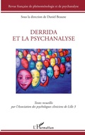Cover: Derrida et la psychanalyse - Editions L'Harmattan