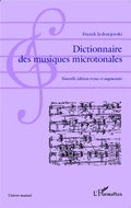 Cover: Dictionnaire des musiques microtonales - Univers musical