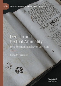 Enlarge image Cover: Derrida and Textual Animality - Palgrave Macmillan