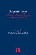 Cover: Musik, Melancholie und Tod - Parodos Verlag