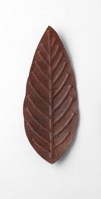 Abbildung von: Flexible Hanji-Papierschale Blatt Braun - Ablage / Servierschale aus traditionellem Hanji- - Bookchair
