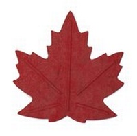 Abbildung von: Flexible Hanji-Papierschale Ahornblatt Rot - Ablage / Servierschale aus traditionellem Hanji-Papier - Bookchair