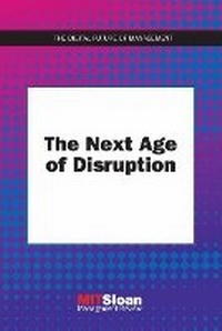 Enlarge image Cover: The Next Age of Disruption - MIT Press