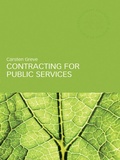 Cover: Contracting for Public Services - Routledge