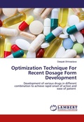 Cover: Optimization Technique For Recent Dosage Form Development - LAP Lambert Academic Publishing