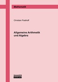 Cover: Allgemeine Arithmetik und Algebra - Shaker