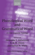 Cover: Phonological Word and Grammatical Word - Oxford University Press