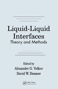 Cover: Liquid-Liquid InterfacesTheory and Methods - CRC Press