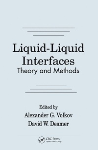 Abbildung von: Liquid-Liquid InterfacesTheory and Methods - CRC Press
