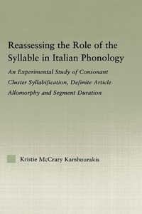 Abbildung von: Reassessing the Role of the Syllable in Italian Phonology - Routledge