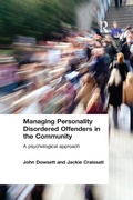 Cover: Managing Personality Disordered Offenders in the Community - Routledge