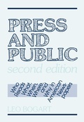 Cover: Press and Public - Routledge