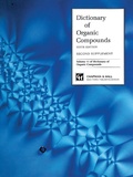 Cover: Dictionary Organic Compounds, Sixth Edition, Supplement 2 - Chapman & Hall/CRC