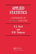 Cover: Applied Statistics - Chapman & Hall/CRC