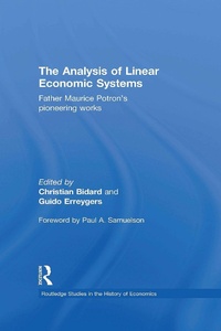 Abbildung von: The Analysis of Linear Economic Systems - Routledge