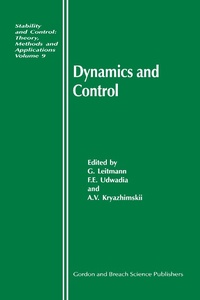 Enlarge image Cover: Dynamics and Control - CRC Press