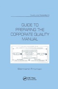 Cover: Guide to Preparing the Corporate Quality Manual - CRC Press