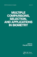 Bild: Multiple Comparisons, Selection and Applications in Biometry - CRC Press