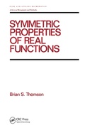 Cover: Symmetric Properties of Real Functions - CRC Press