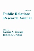 Cover: Public Relations Research Annual - Routledge