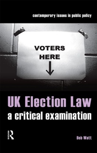 Abbildung von: UK Election Law - Taylor & Francis
