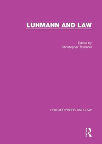 Abbildung von: Luhmann and Law - Routledge
