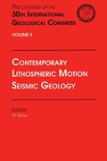 Cover: Contemporary Lithospheric Motion Seismic Geology - CRC Press