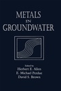 Cover: Metals in Groundwater - CRC Press