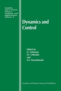 Cover: Dynamics and Control - CRC Press