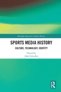 Cover: Sports Media History - Routledge