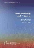 Cover: Function Theory and $\ell ^p$ Spaces - American Mathematical Society