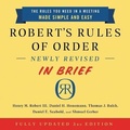 Cover: Robert's Rules of Order Newly Revised in Brief, 3rd Edition - Public Affairs