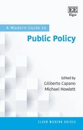 Cover: A Modern Guide to Public Policy - Edward Elgar Publishing