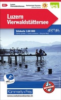 Cover: K&uuml;mmerly+Frey Velokarte 11 Luzern, Vierwaldst&auml;ttersee 1:60.000 - Hallwag K&uuml;mmerly+Frey