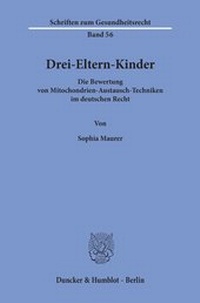 Abbildung von: Drei-Eltern-Kinder. - Duncker & Humblot