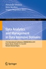 Cover: Data Analytics and Management in Data Intensive Domains - Springer